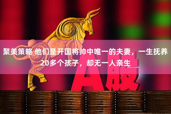 聚美策略 他们是开国将帅中唯一的夫妻，一生抚养20多个孩子，却无一人亲生