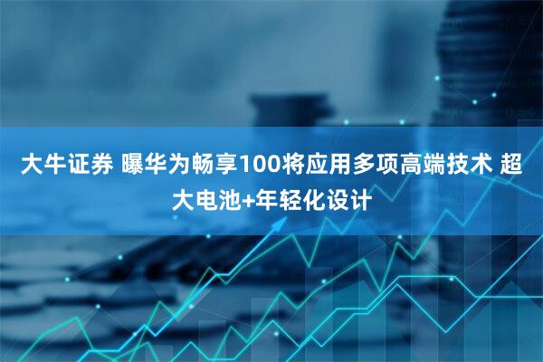 大牛证券 曝华为畅享100将应用多项高端技术 超大电池+年轻化设计